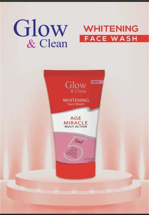 Glow & clean Charcoal face wash - Nomi Mart 