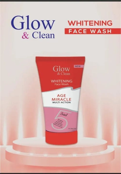 Glow & clean Charcoal face wash - Nomi Mart 